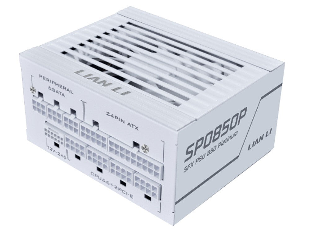 Lian Li SP0850P 850W 80+ Platinum Fully Modular SFX Power Supply (White)
