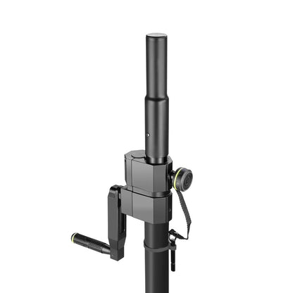 Gravity SP2472B Adjustable Pole Extension with Crank 35mm to M20 Black