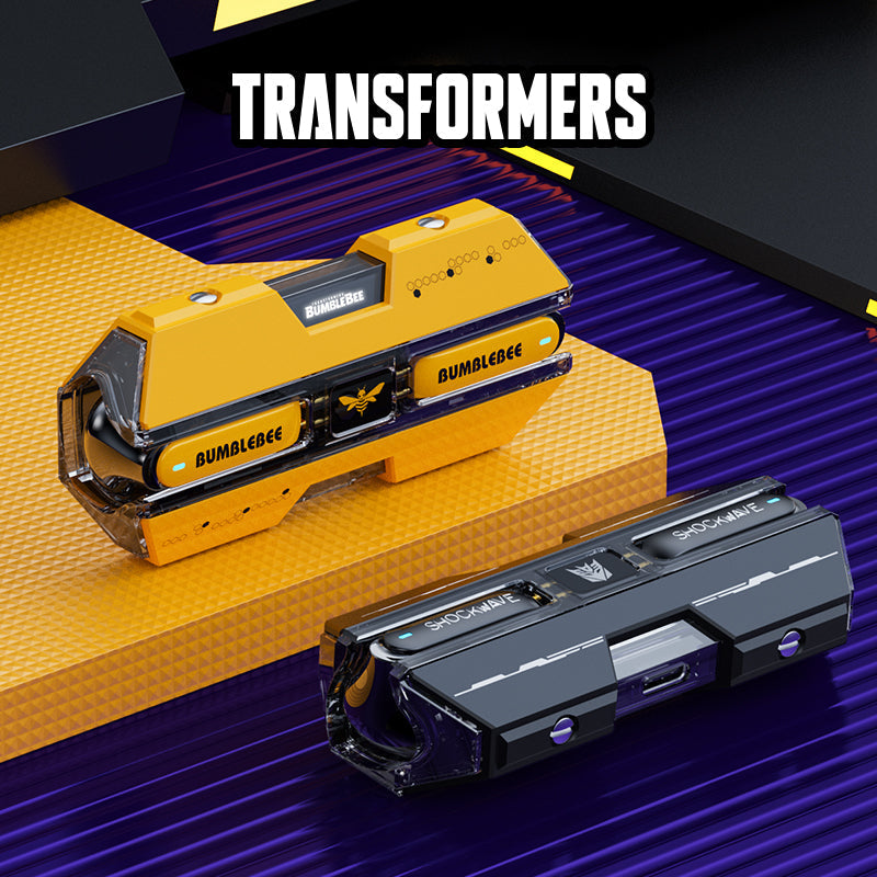 Transformers TF-T01 True Wireless Bluetooth Earbuds (Bumblebee Yellow)