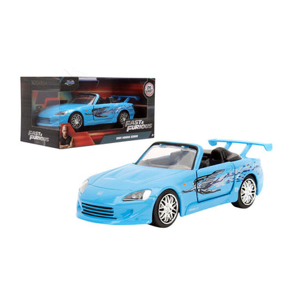 Jada 1:32 Scale Fast & Furious 2001 Honda S2000 Blue Remix Diecast Vehicle Model