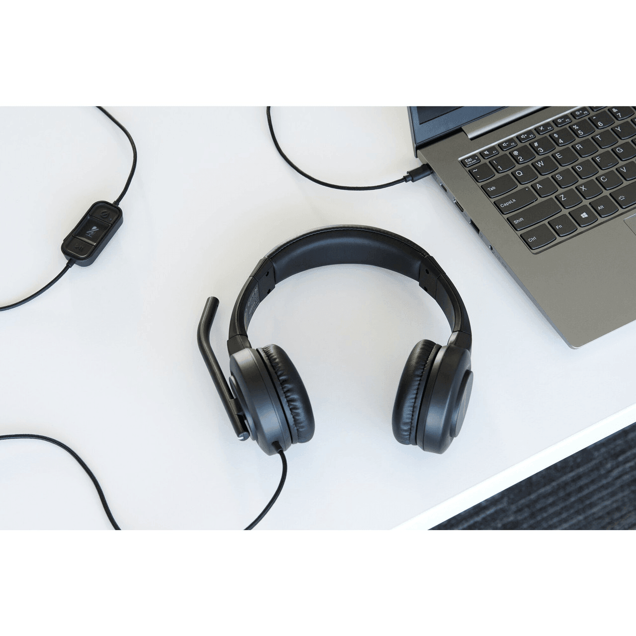 Kensington H1000 USB-C On-Ear Headset Headphones Black