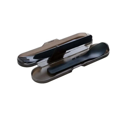 Humangear GoBites Trio Travel Cutlery Set with Toothpick and Bottle Opener Dark Grey