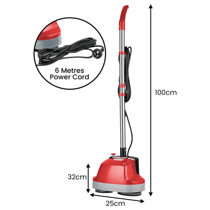 Hauskeeper Electric Floor Polisher Waxer/Buffer for Timber & Hard Floors