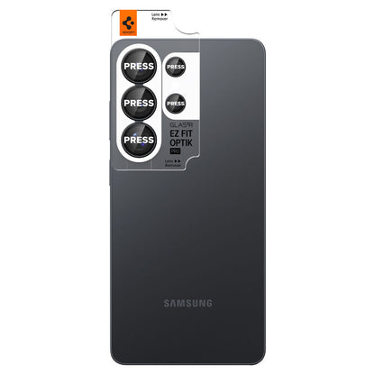 Spigen Galaxy S26 Ultra GLAS.tR EZ Fit Optik Pro 2PCS Lens Protector (Black)