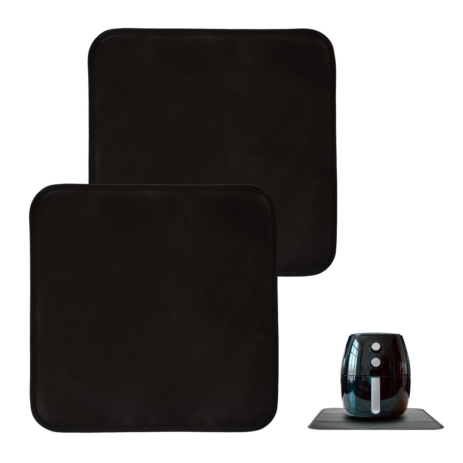 Healthy Choice Non Slip Heat Resistant Air Fryer Benchtop Protector Mats 2-Pack