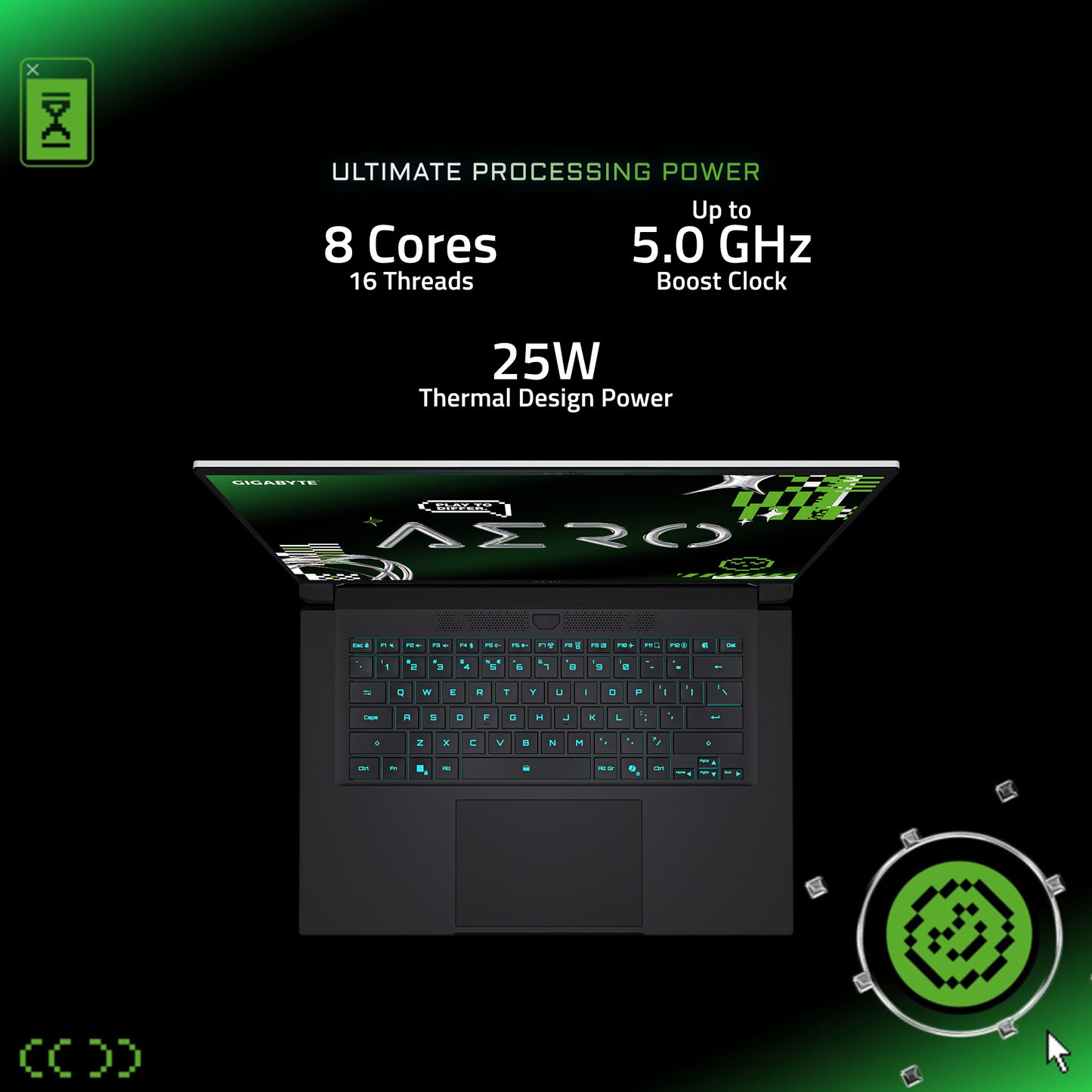 GIGABYTE AERO X16 | RTX 5070 | Ryzen AI 7 350 | Gaming Laptop