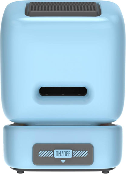 Divoom Ditoo-Mic Mini Karaoke Machine Pixel Art Bluetooth Speaker (Blue)