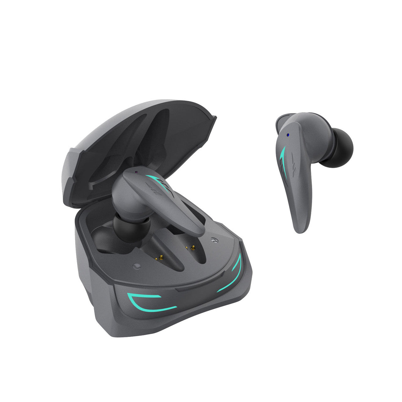 Laser TWS Gaming Earphones with ANC and Low Latency (Black)