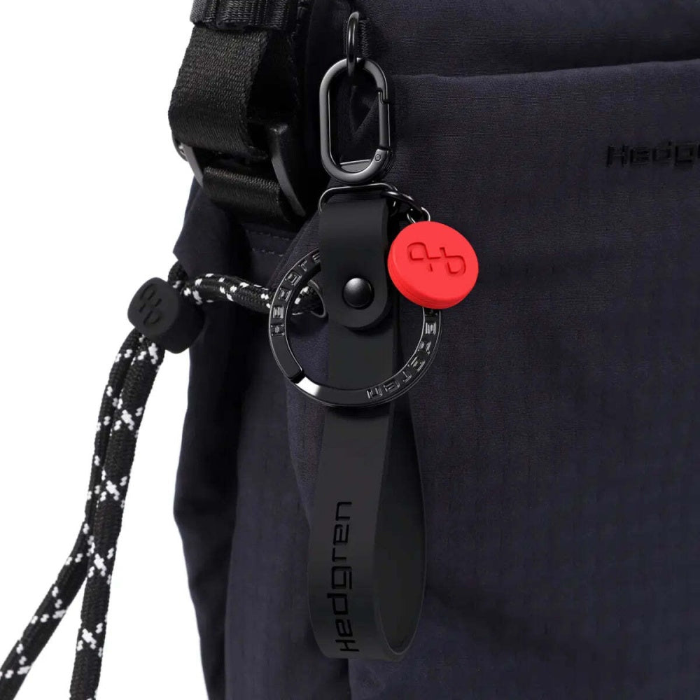 Hedgren Sipho Expandable Pocket Water-Repellent Phone Bottle Bag Vulcan Blue