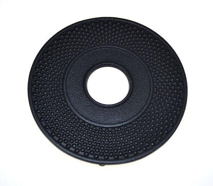 Teaology  Cast Iron Hobnail Trivet - Black