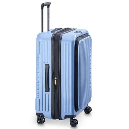 Delsey Securtime Zip 66 cm Top Opening 4-Wheel Expandable Suitcase - Lavender Blue
