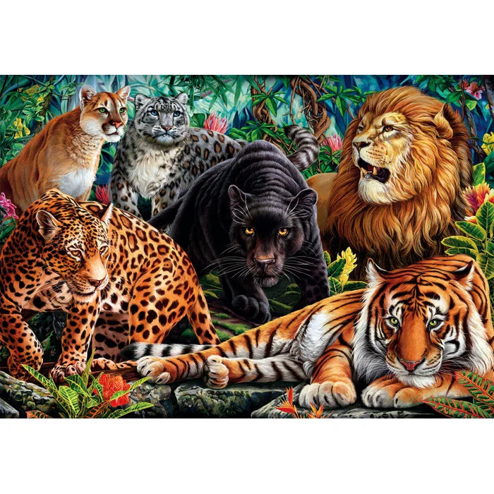 Clementoni 500-Pieces Wild Cats Puzzle