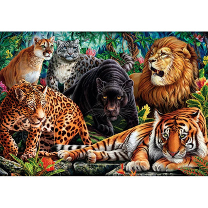 Clementoni 500-Pieces Wild Cats Puzzle