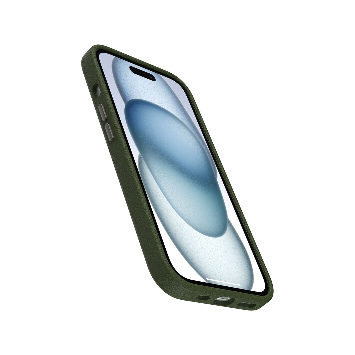 OtterBox Symmetry Cactus Leather Phone Case for iPhone 15/14/13 (Green)