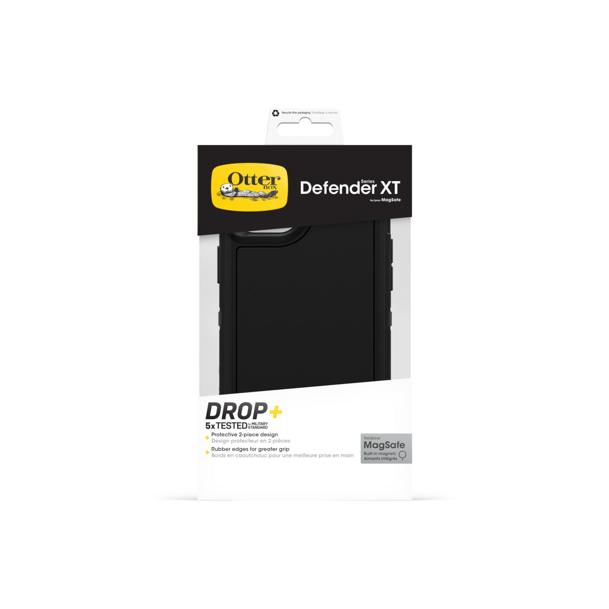Otterbox Defender Series XT Phone Case for iPhone 15 Plus - Black