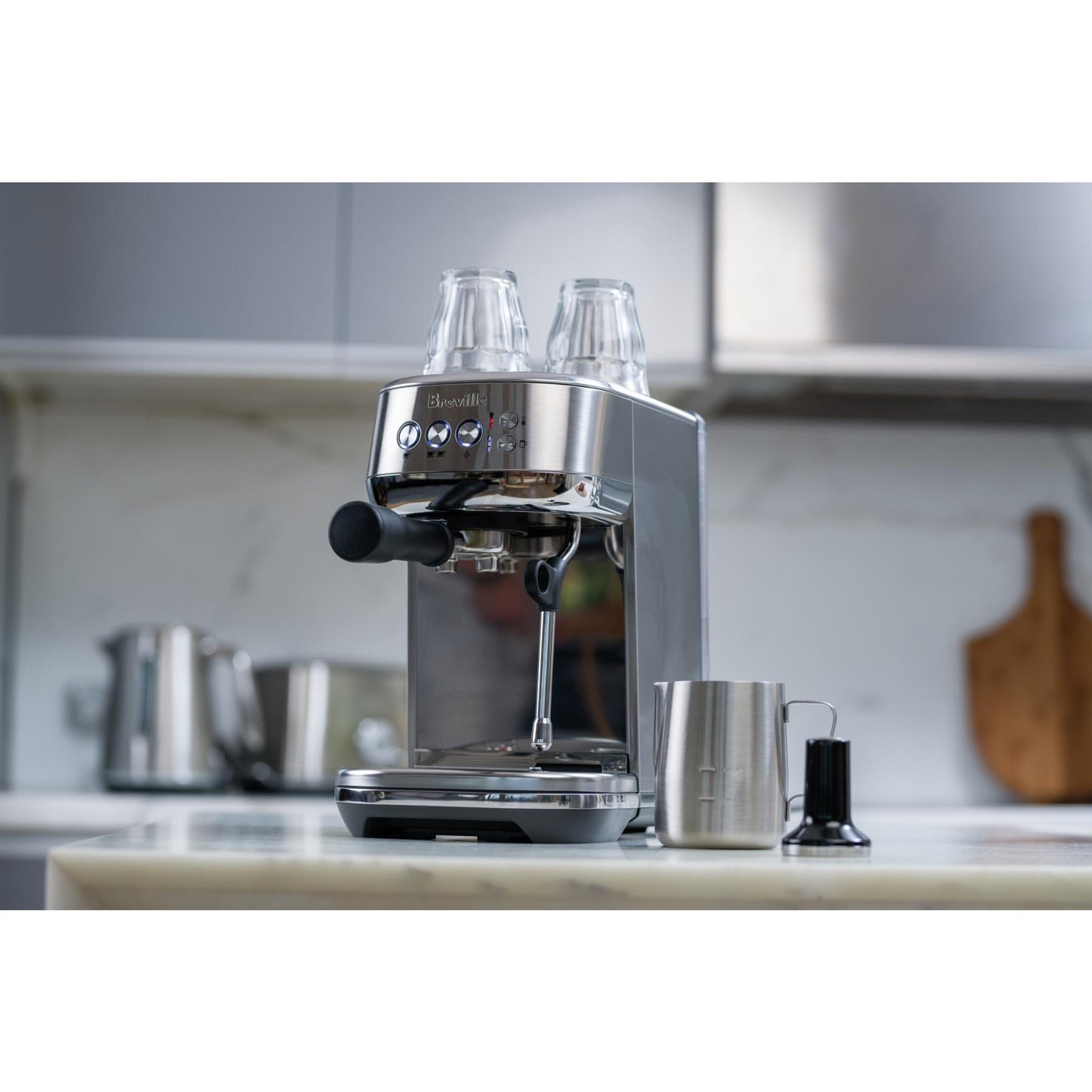 Breville Bambino Plus Espresso Coffee Machine (Sea Salt)