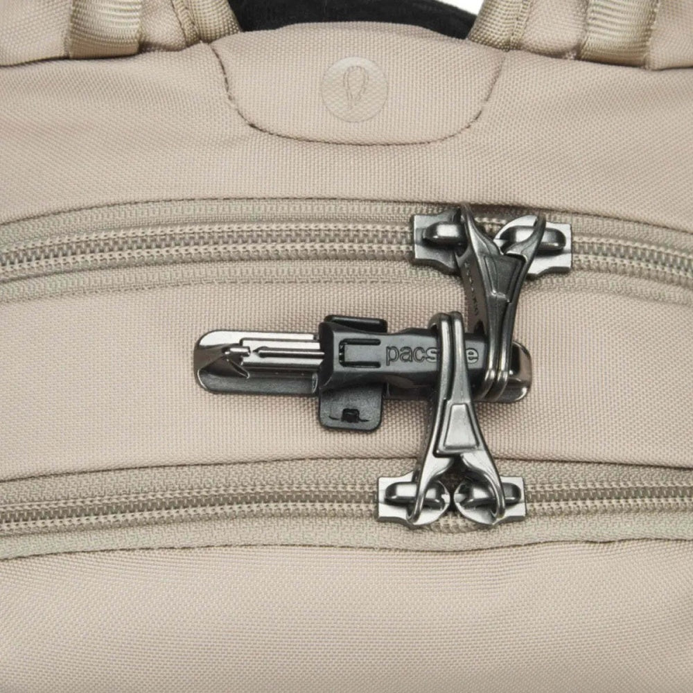Pacsafe V Tech Anti-Theft RFID Blocking 16" Laptop Backpack 12L Beige