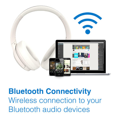 Laser ANC Bluetooth Headphones (White)