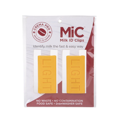 Crema Pro Milk Id Clips - Light Yellow