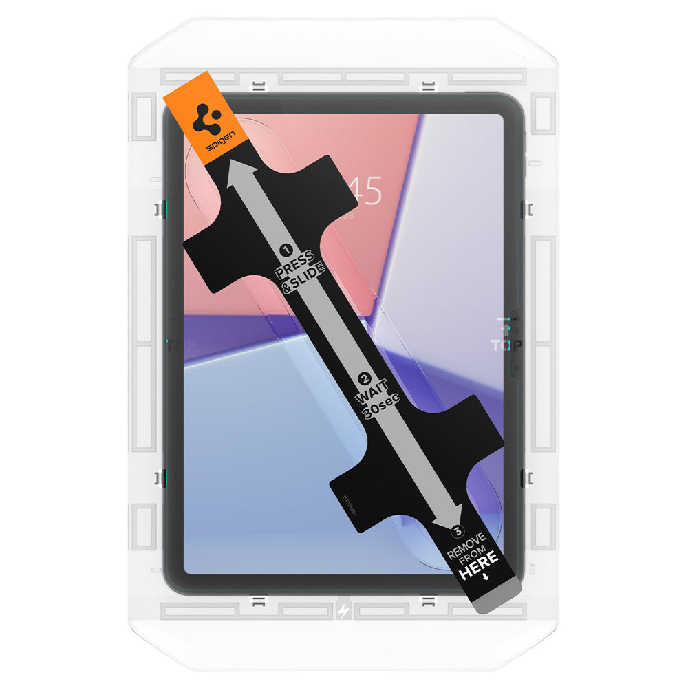 Spigen Apple iPad Air 11 M4/M3/M2 (2026/2025/2024) EZ Fit GLAS.tR Slim 1PC Glass Screen Protector (Clear)