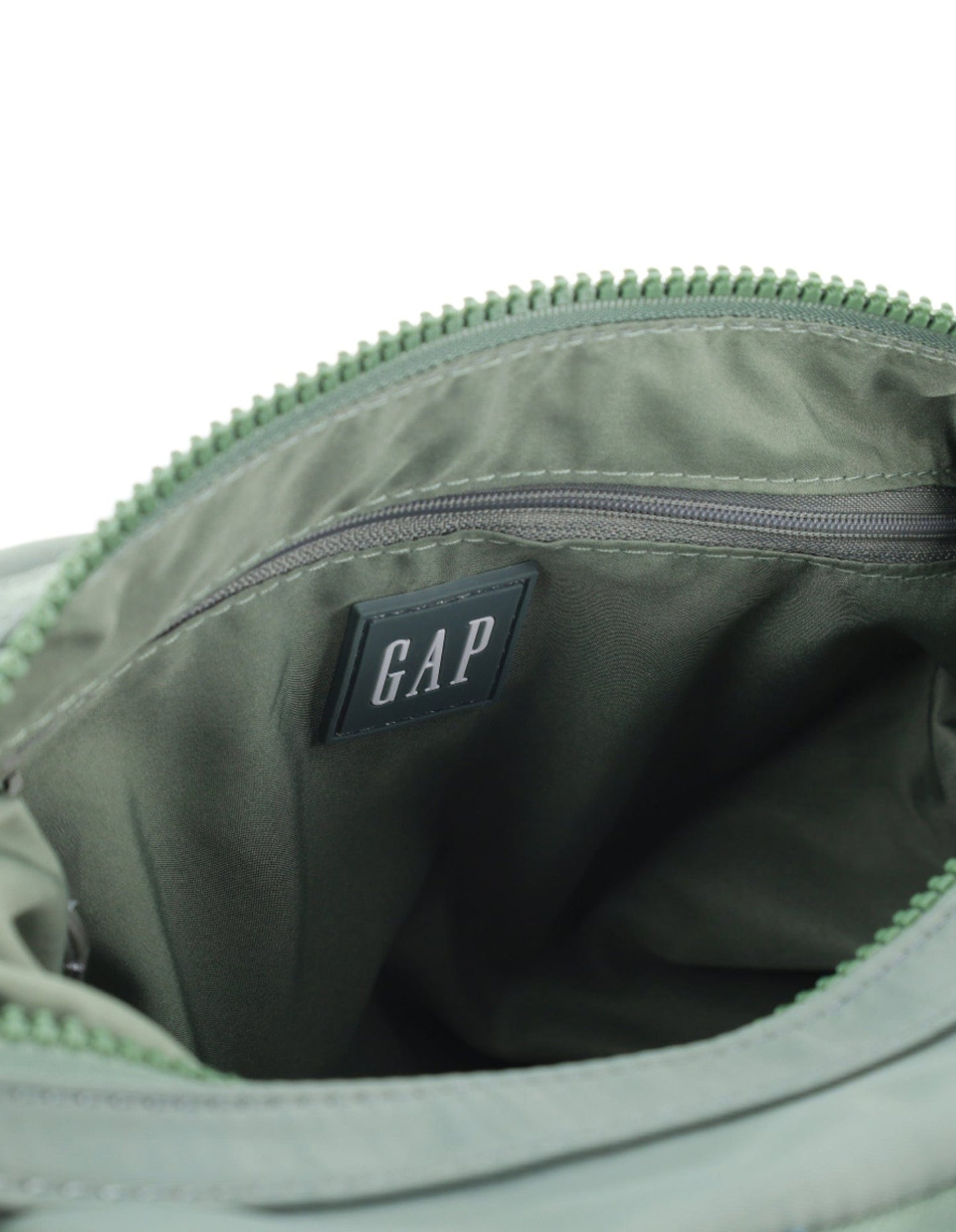 GAP Unisex Nylon Shoulder Crossbody Bag w/ Secure Zip 29x22cm Twig