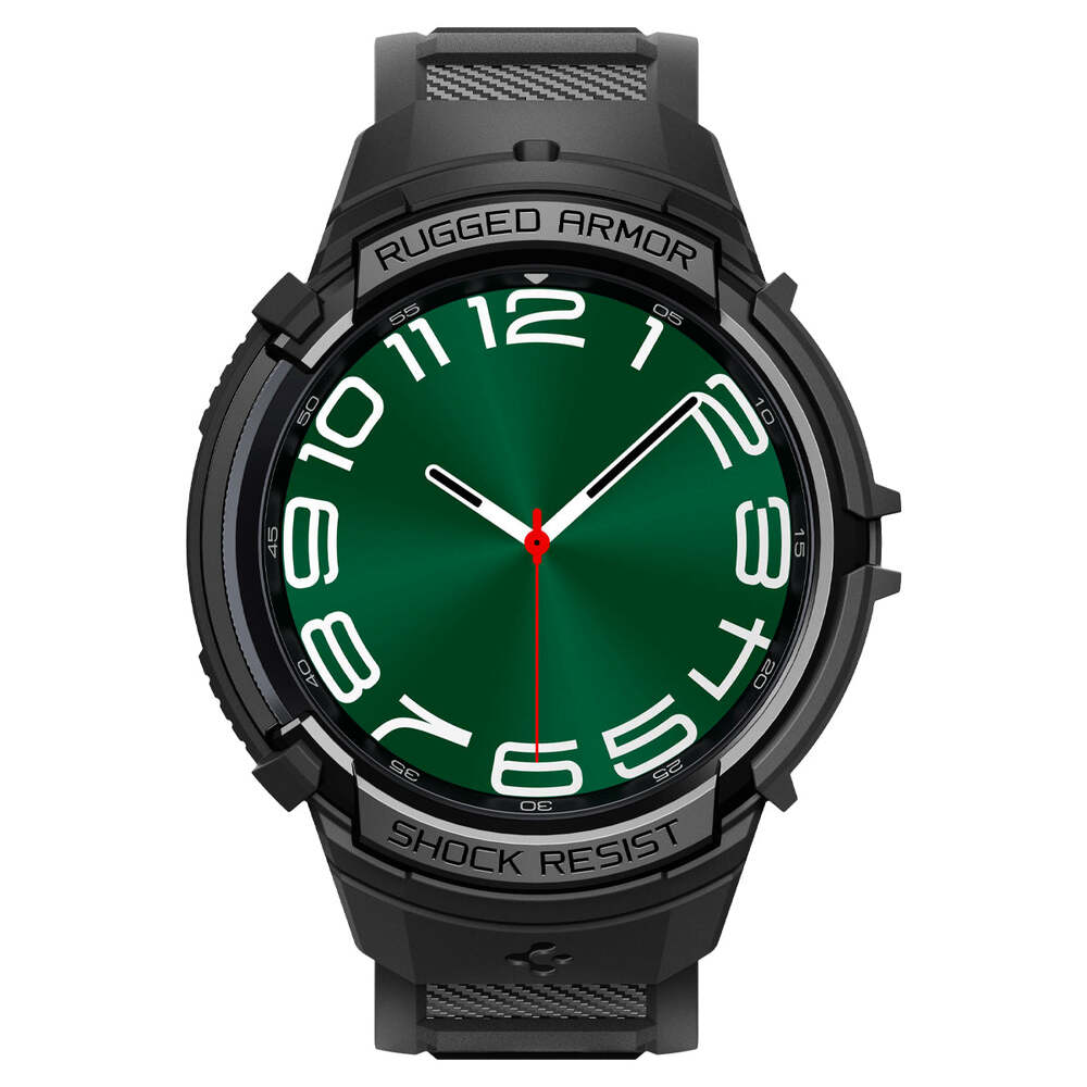 Spigen Galaxy Watch 6 Classic 47mm Rugged Armor Pro Band Case (Black)