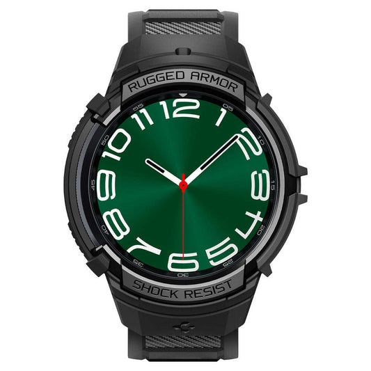 Spigen Galaxy Watch 6 Classic 47mm Rugged Armor Pro Band Case (Black)