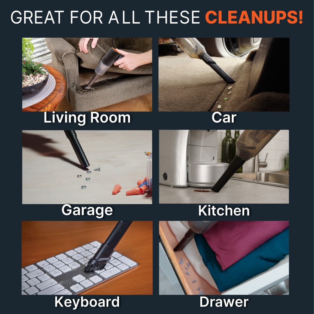 Pocket Vac 2-in-1 Handheld Portable Vacuum & Blower