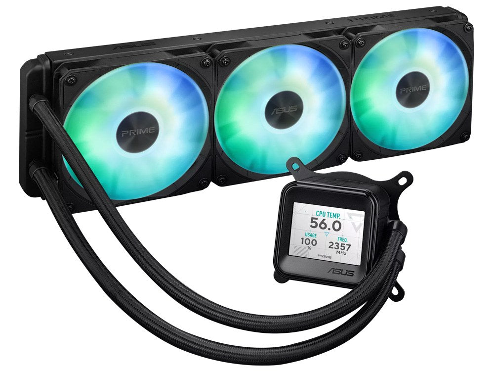 Asus Prime LC 360 ARGB LCD AIO Liquid CPU Cooler (PRIME LC 360 ARGB LCD)