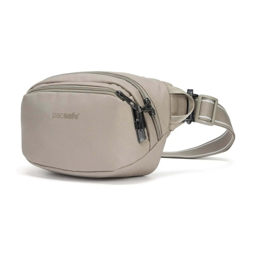 Pacsafe V Anti-Theft RFID Slashguard Secure Travel Hip Pack Beige