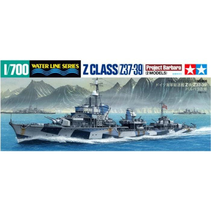 Tamiya 1/700 German Destroyer Z Class (Z37-39) "Project Barbara" (2 Models)