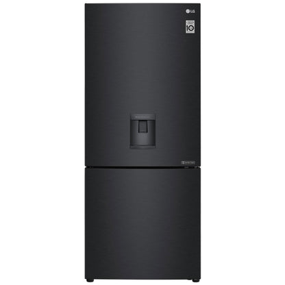 LG GB-W455MBL 420L Bottom Mount Fridge (Matte Black)