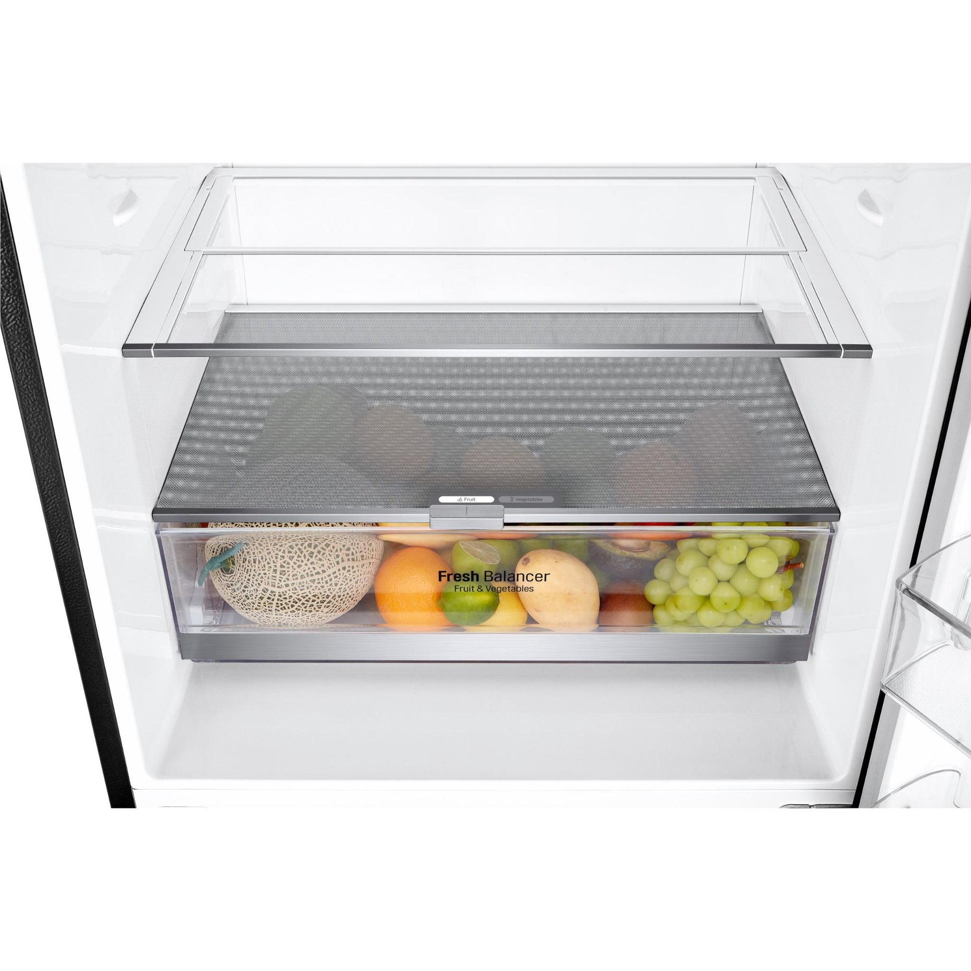 LG GB-W455MBL 420L Bottom Mount Fridge (Matte Black)