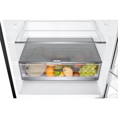 LG GB-W455MBL 420L Bottom Mount Fridge (Matte Black)