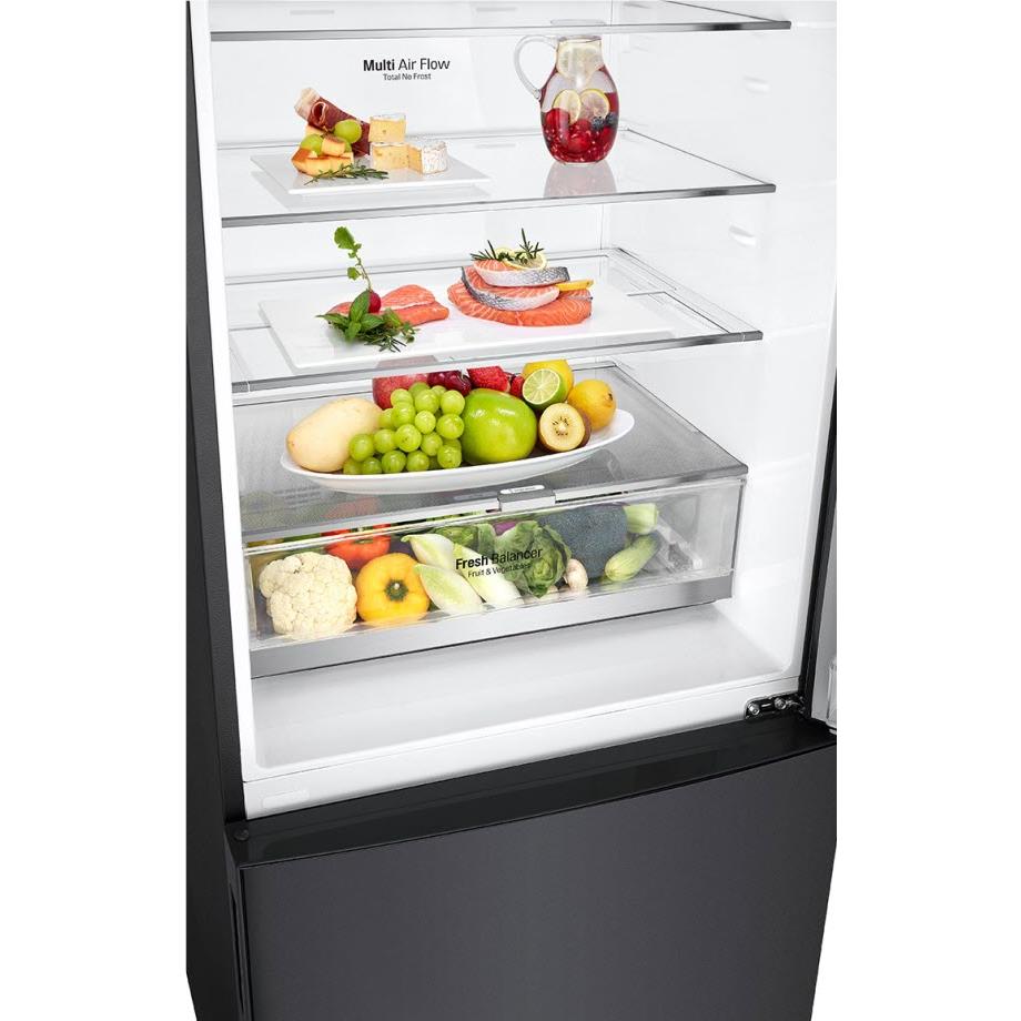 LG GB-W455MBL 420L Bottom Mount Fridge (Matte Black)