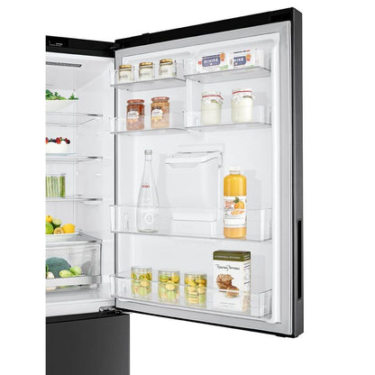 LG GB-W455MBL 420L Bottom Mount Fridge (Matte Black)