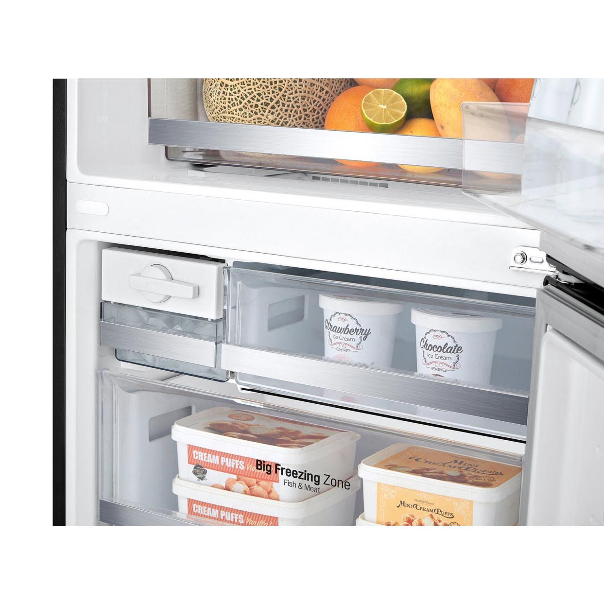 LG GB-W455MBL 420L Bottom Mount Fridge (Matte Black)