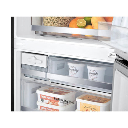 LG GB-W455MBL 420L Bottom Mount Fridge (Matte Black)