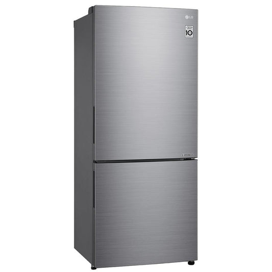 LG GB-455PL 420L Bottom Mount Fridge (Stainless Steel)