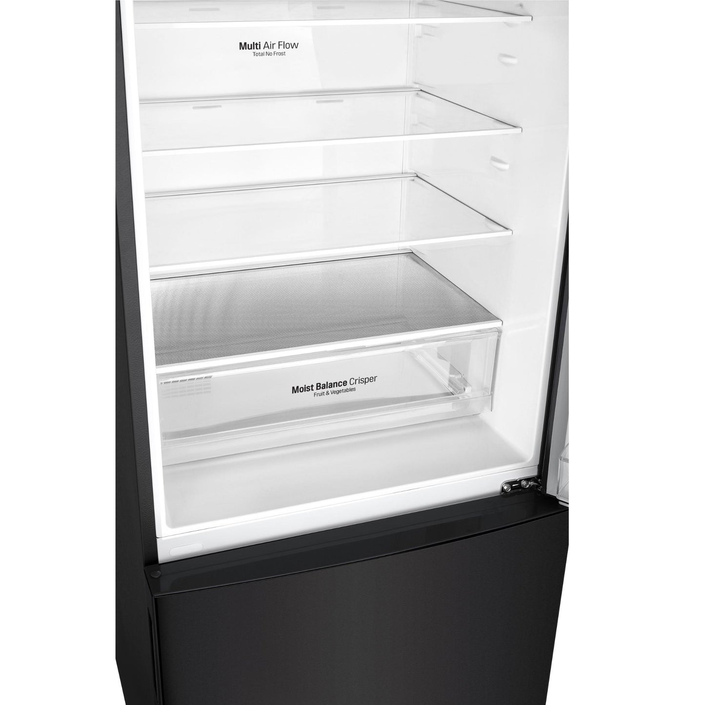 LG GB-455BTL 420L Bottom Mount Fridge (Black)