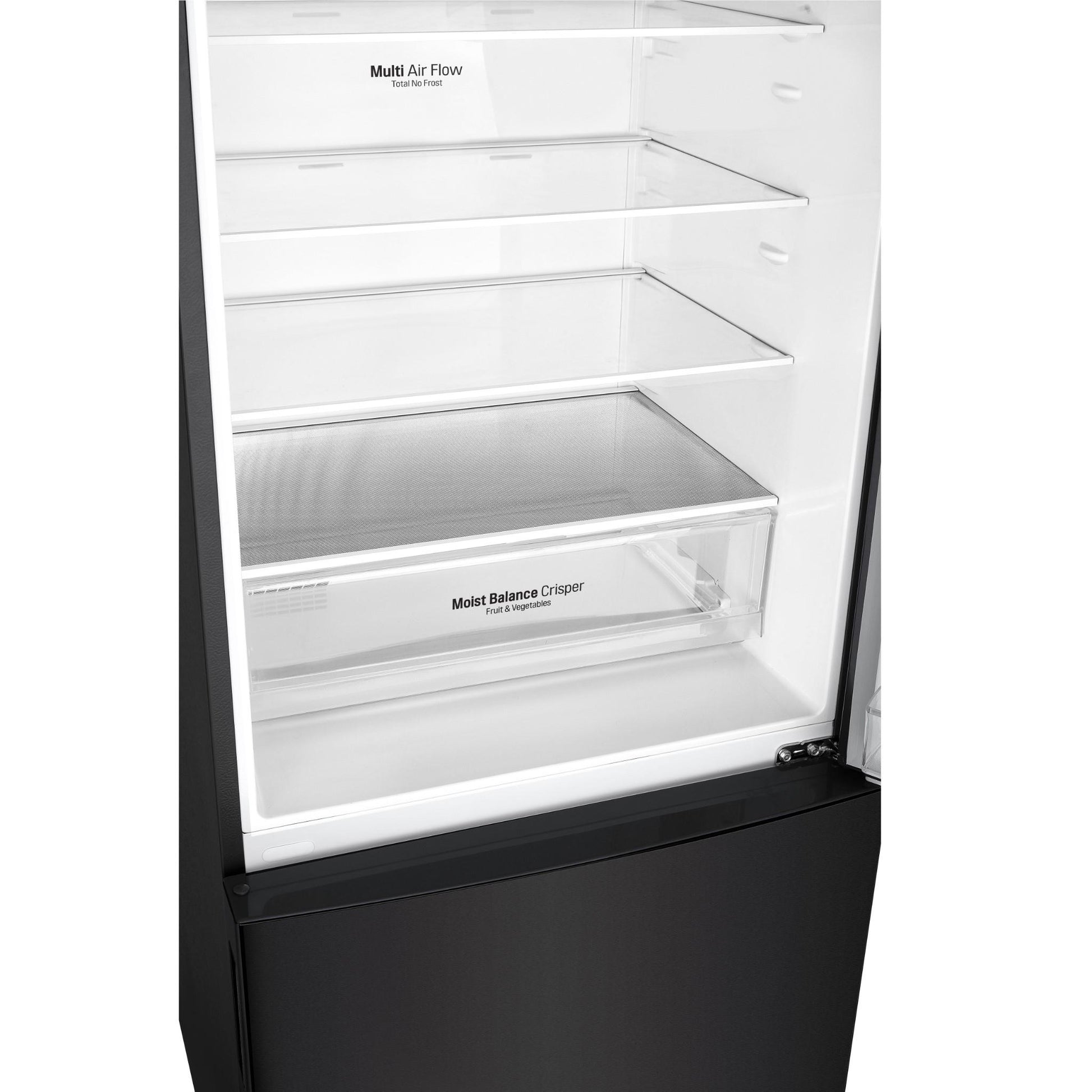 LG GB-455BTL 420L Bottom Mount Fridge (Black)