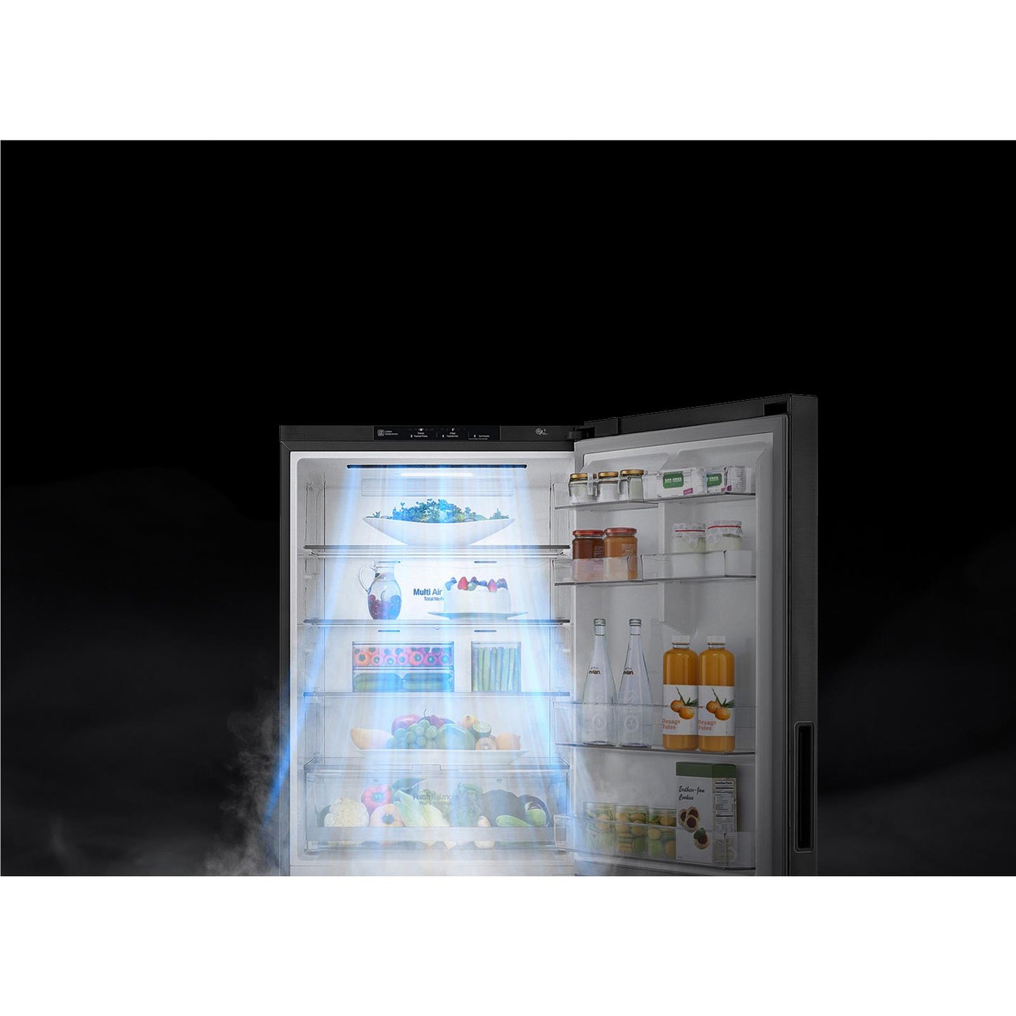 LG GB-455BTL 420L Bottom Mount Fridge (Black)