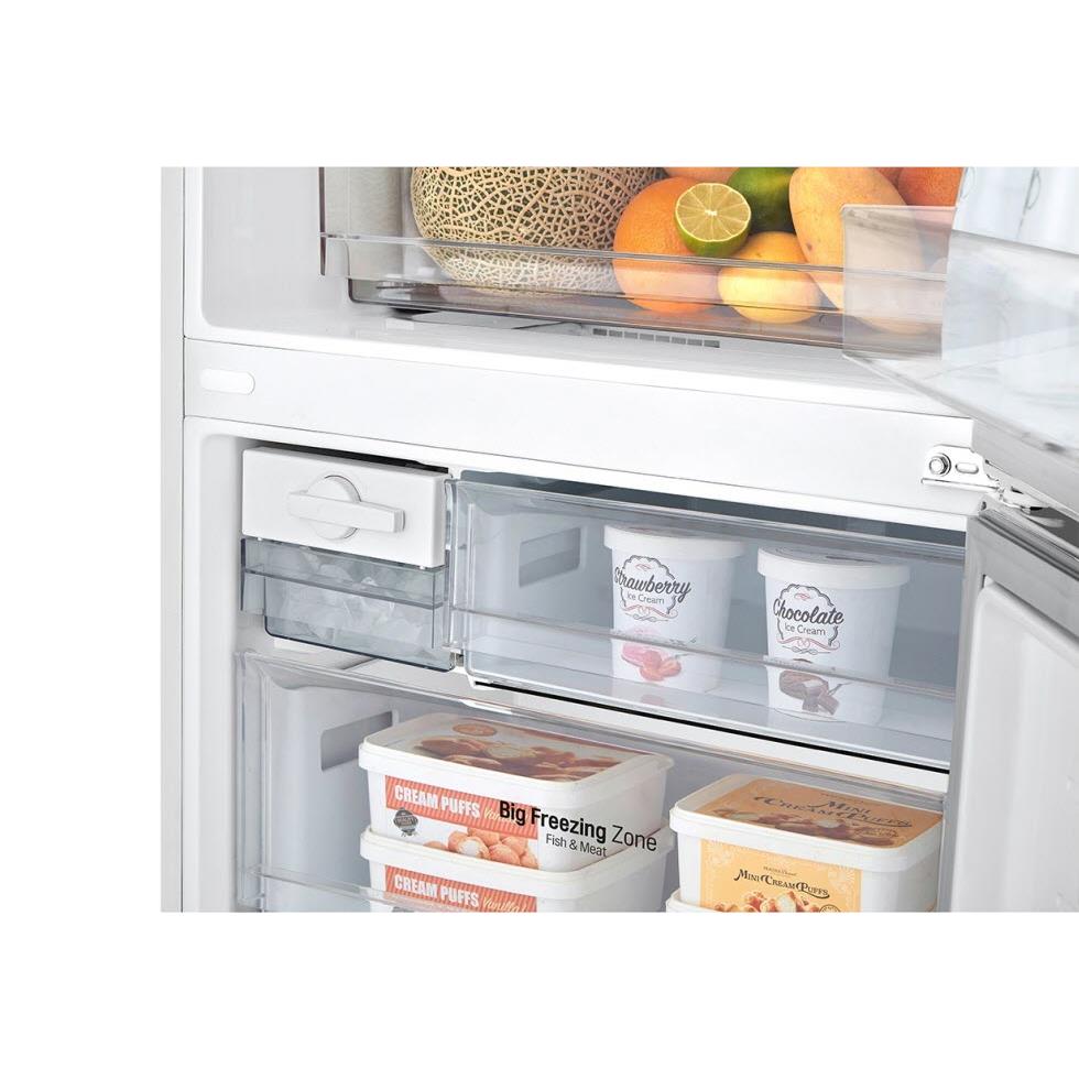 LG GB-455WL 420L Bottom Mount Fridge (White)