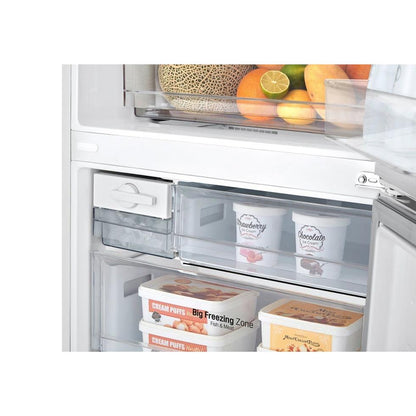 LG GB-455WL 420L Bottom Mount Fridge (White)