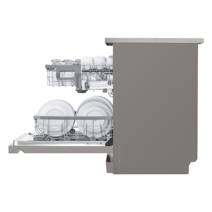 LG XD4B24PS TrueSteam 14 Place Setting Dishwasher (Platinum Steel)