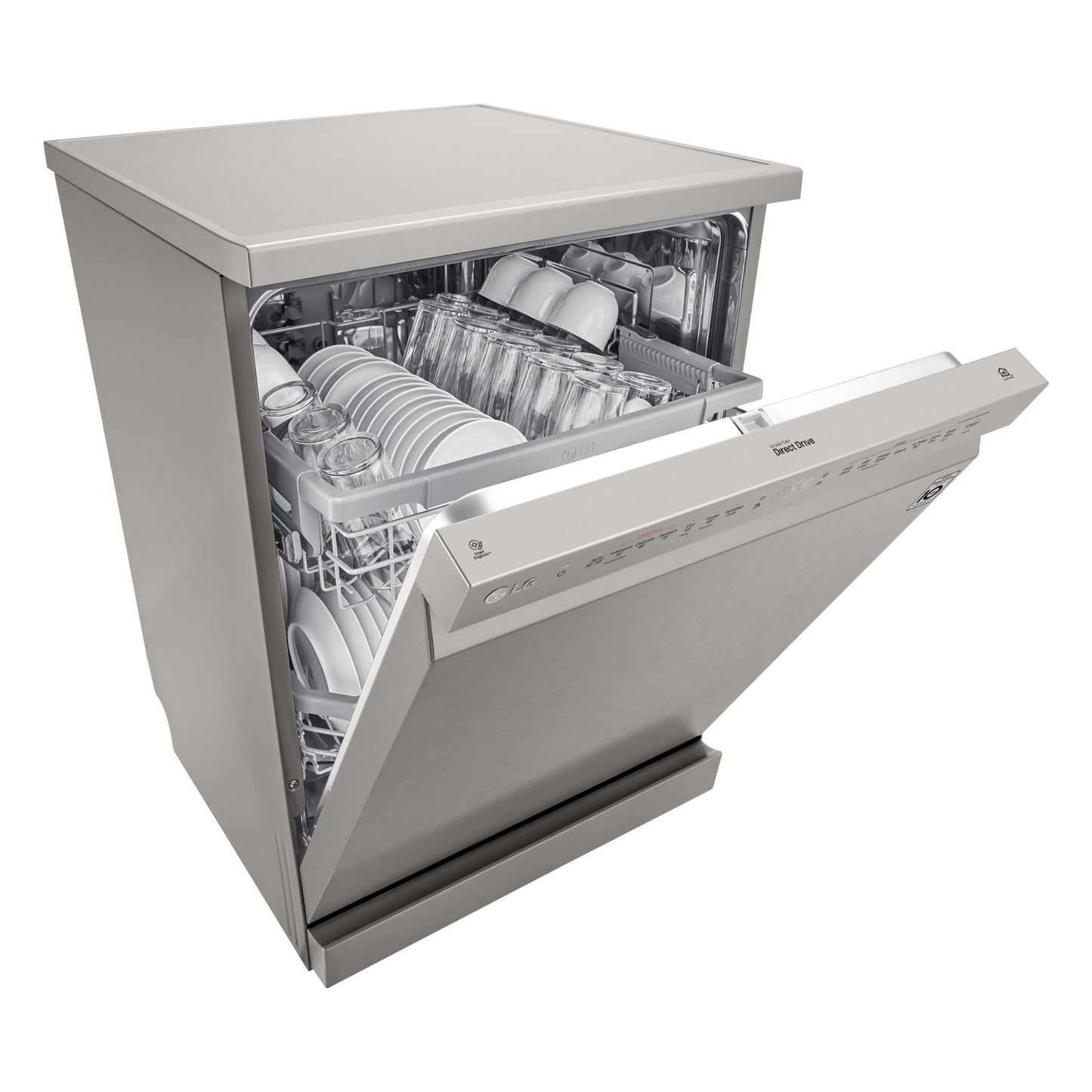 LG XD4B24PS TrueSteam 14 Place Setting Dishwasher (Platinum Steel)