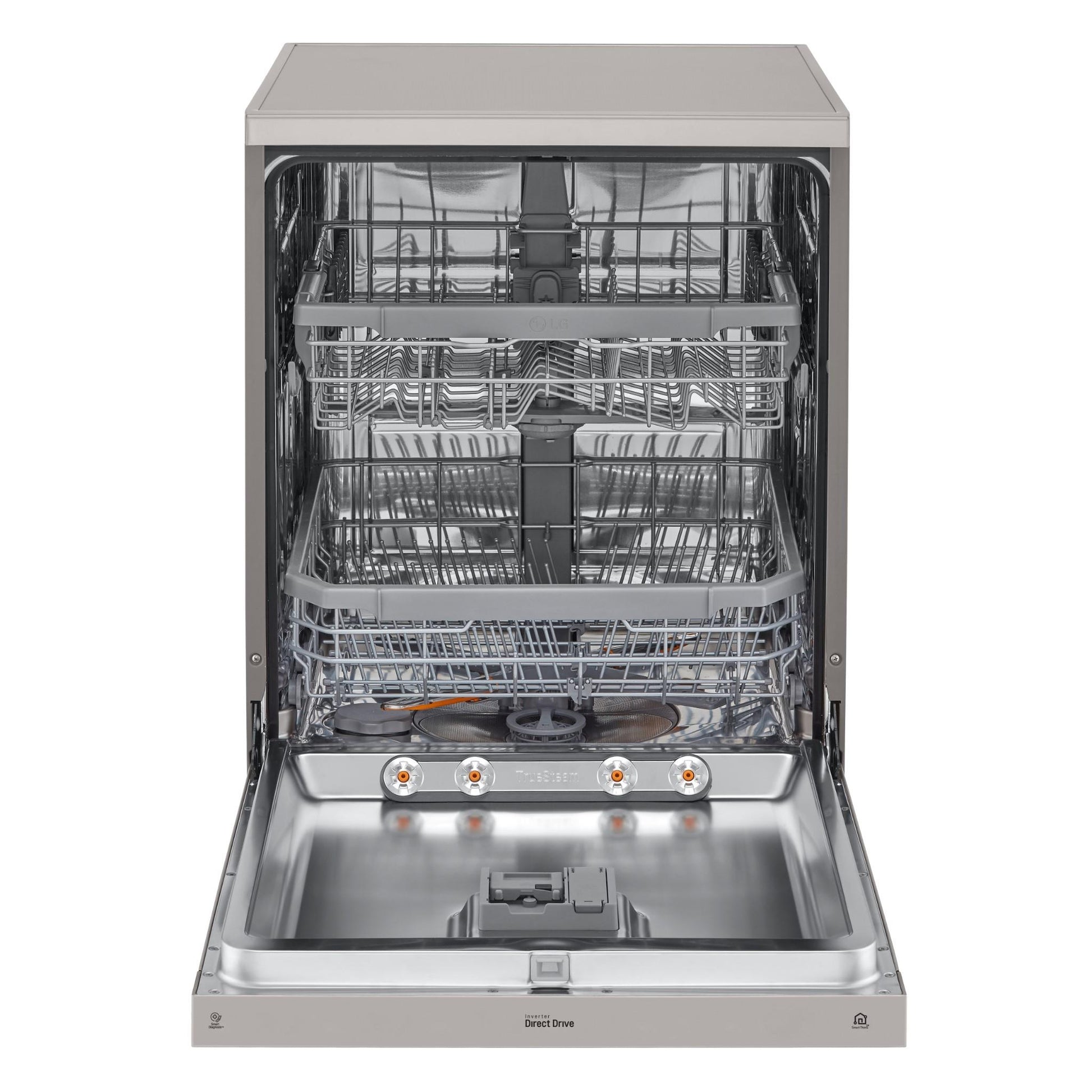 LG XD4B24PS TrueSteam 14 Place Setting Dishwasher (Platinum Steel)