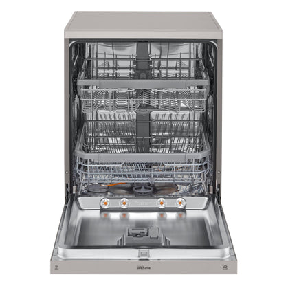 LG XD4B24PS TrueSteam 14 Place Setting Dishwasher (Platinum Steel)