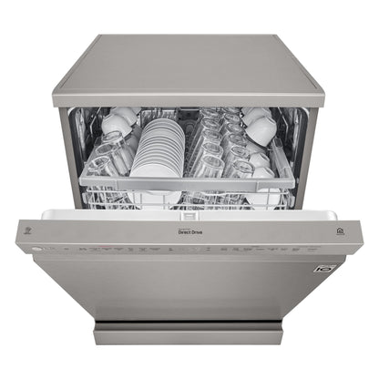 LG XD4B24PS TrueSteam 14 Place Setting Dishwasher (Platinum Steel)
