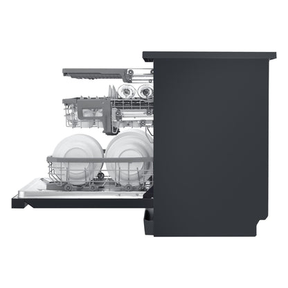 LG XD3A25MB TrueSteam 15-Place Setting Freestanding Dishwasher (Matte Black)